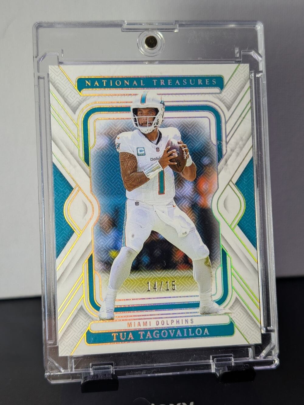 2024 National Treasures Tua Tagovailoa /15 Dolphins #61 Low Numbered